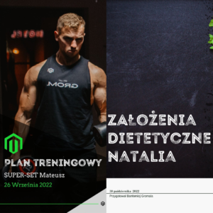 Prowadzenie treningowo-dietetyczne online + jadłospis 7 dni