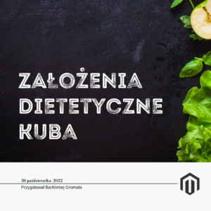 Prowadzenie dietetyczne online + jadłospis 7 dni